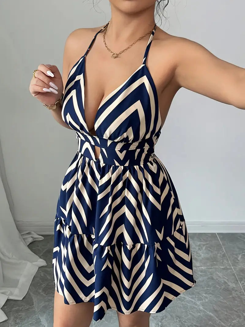 Zig-Zag Summer Women's Dress
